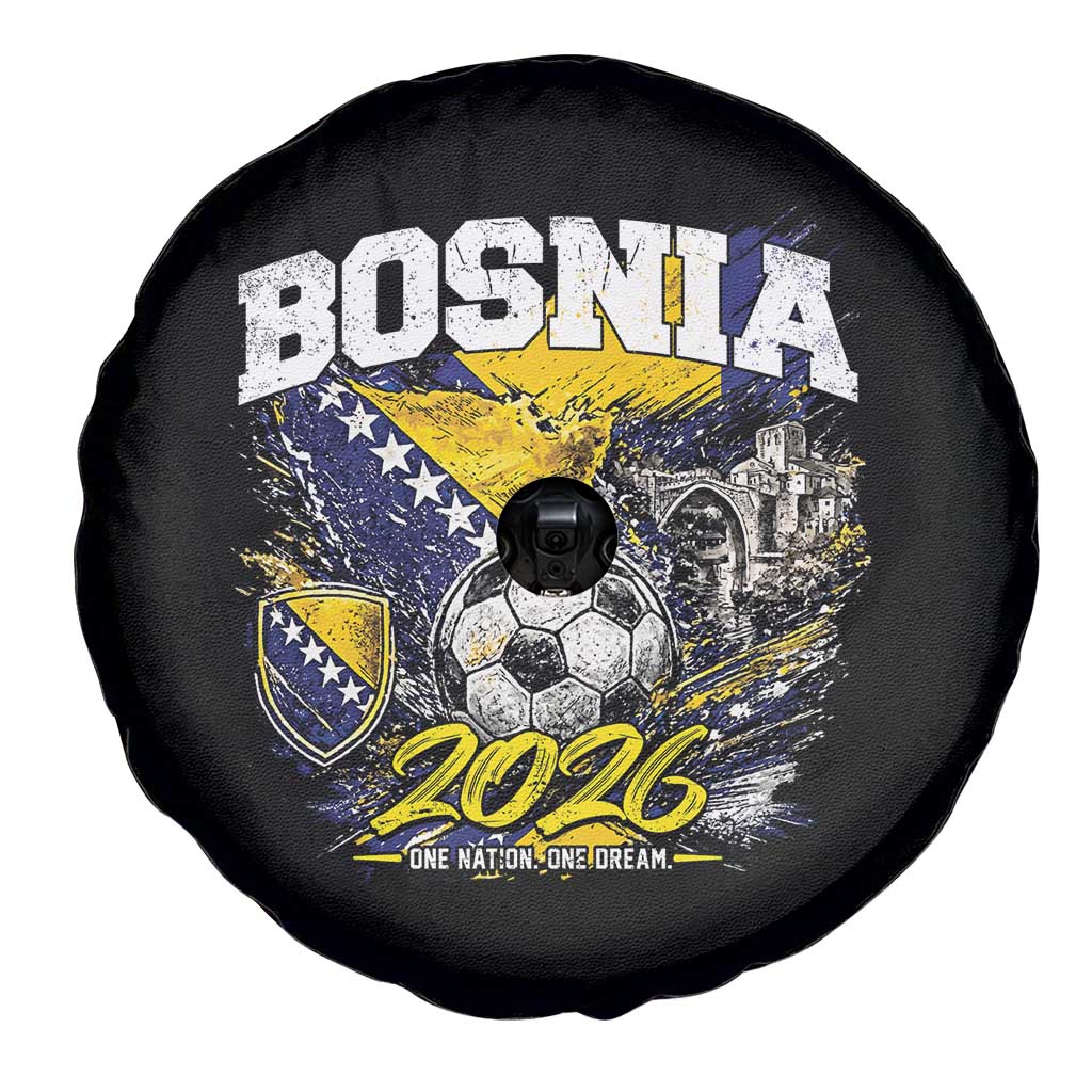 Bosnia Soccer Jersey Pride 2026 Spare Tire Cover One Nation One Dream Heritage Football Sports Fan