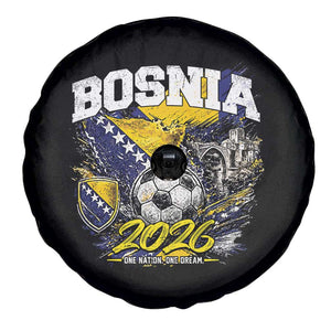 Bosnia Soccer Jersey Pride 2026 Spare Tire Cover One Nation One Dream Heritage Football Sports Fan