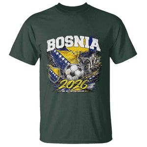 Bosnia Soccer Jersey Pride 2026 T Shirt One Nation One Dream Heritage Football Sports Fan