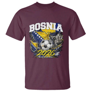 Bosnia Soccer Jersey Pride 2026 T Shirt One Nation One Dream Heritage Football Sports Fan