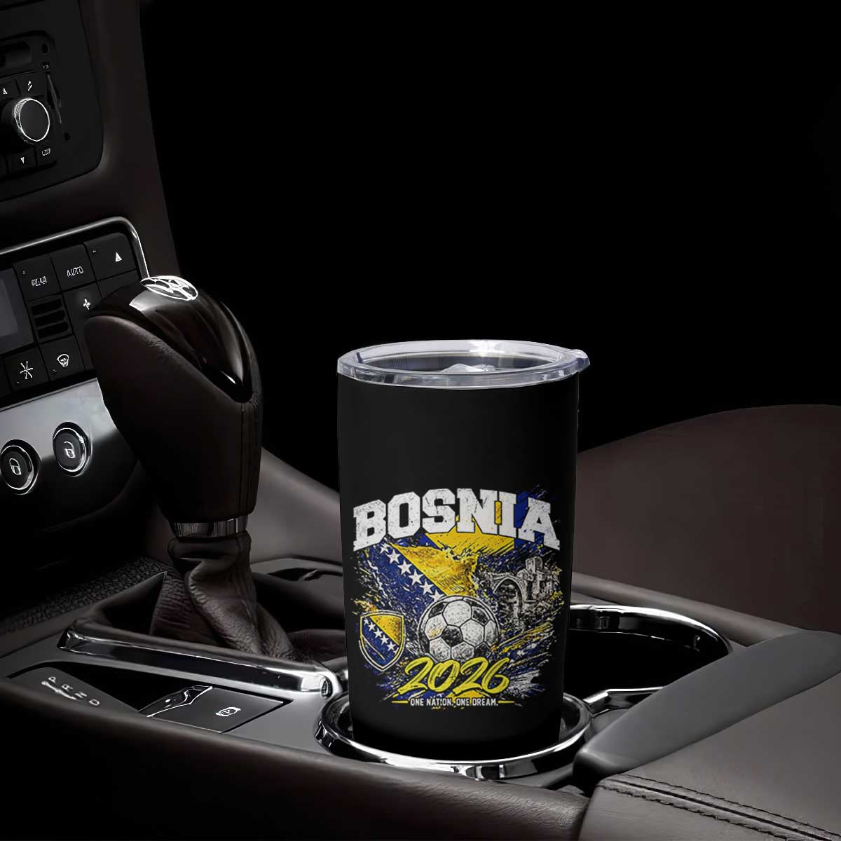 Bosnia Soccer Jersey Pride 2026 Tumbler Cup One Nation One Dream Heritage Football Sports Fan