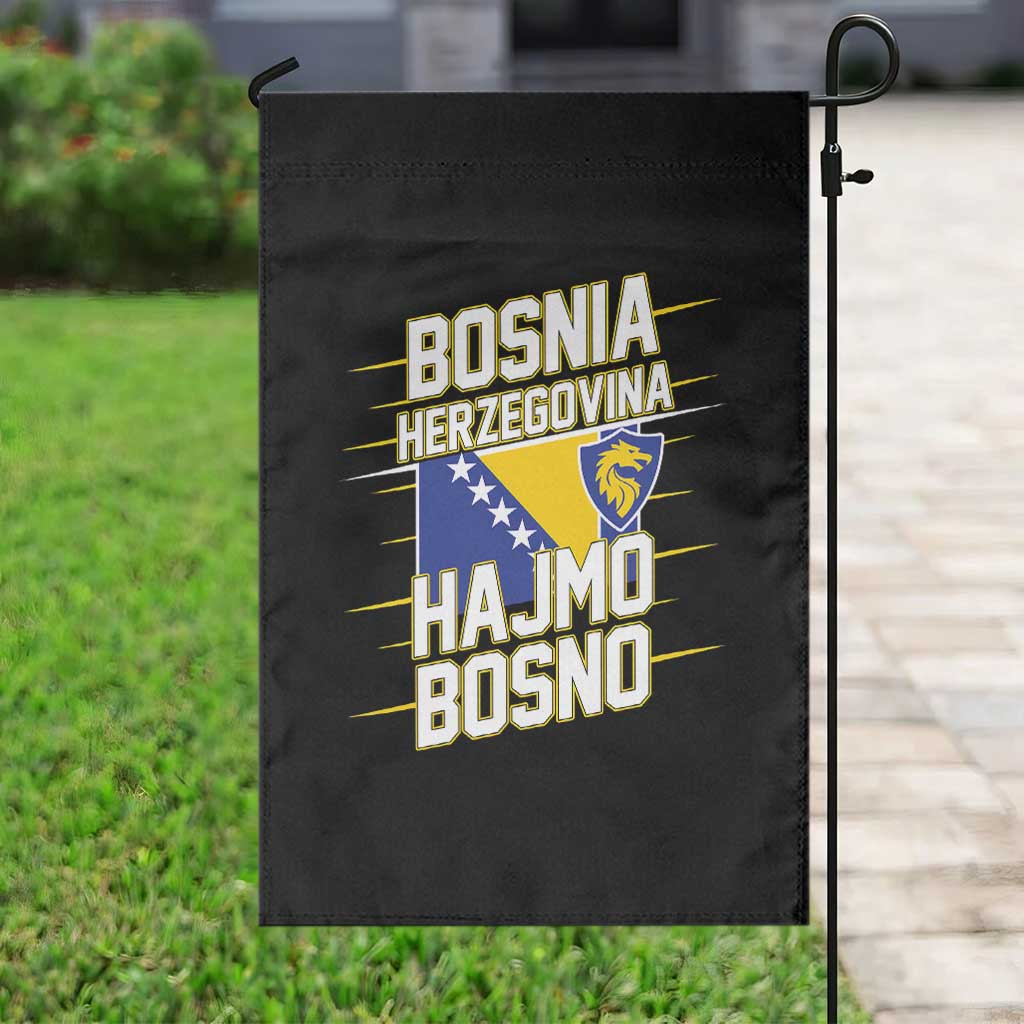 Lets Go Bosnia Herzegovina Hajmo Bosno Dragon Shield Garden Flag Soccer Team Pride Football Fan Heritage