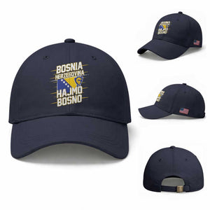 Lets Go Bosnia Herzegovina Hajmo Bosno Dragon Shield Baseball Cap Soccer Team Pride Football Fan Heritage