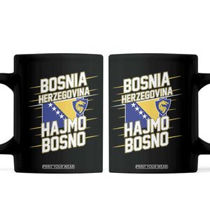 Lets Go Bosnia Herzegovina Hajmo Bosno Dragon Shield Coffee Mug Soccer Team Pride Football Fan Heritage