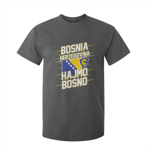 Lets Go Bosnia Herzegovina Hajmo Bosno Dragon Shield T Shirt For Kid Soccer Team Pride Football Fan Heritage TS02 Dark Heather Print Your Wear