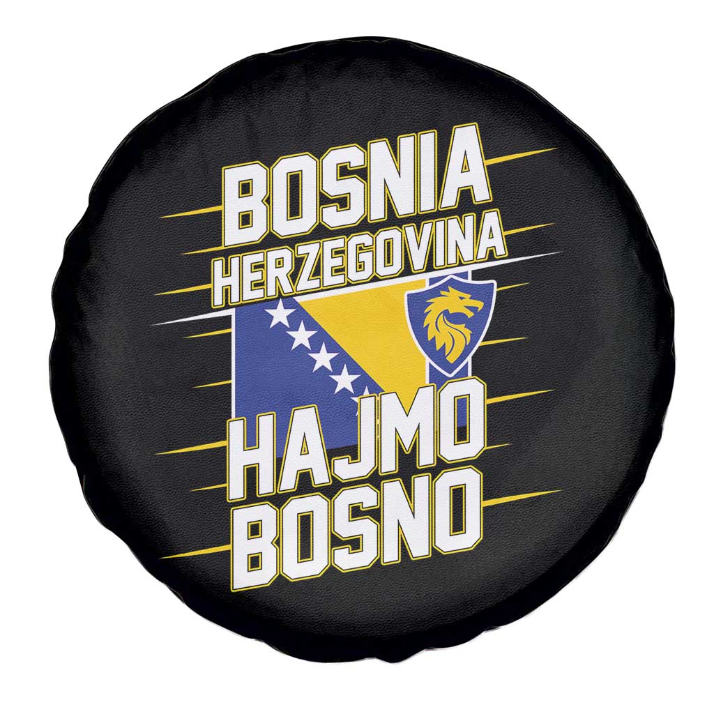 Lets Go Bosnia Herzegovina Hajmo Bosno Dragon Shield Spare Tire Cover Soccer Team Pride Football Fan Heritage