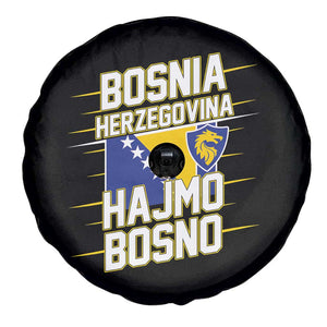 Lets Go Bosnia Herzegovina Hajmo Bosno Dragon Shield Spare Tire Cover Soccer Team Pride Football Fan Heritage
