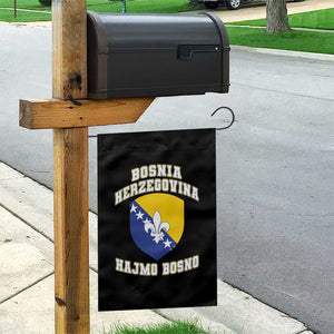 Hajmo Bosno Lets Go Bosnia Herzegovina Flag Garden Flag Golden Lily Soccer Football Fan Athletic Graphic