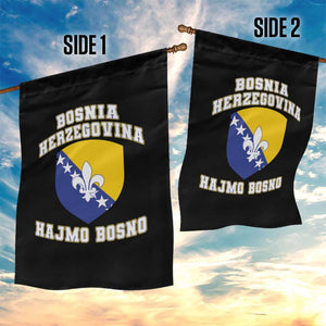 Hajmo Bosno Lets Go Bosnia Herzegovina Flag Garden Flag Golden Lily Soccer Football Fan Athletic Graphic