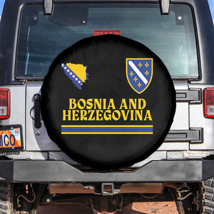Bosnia Herzegovina Soccer Jersey Style Spare Tire Cover Country Map Heritage Football Fan