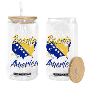 From Bosnia and Already in America Glass Can Bosnian Soccer Fan Travel Bosnia Herzegovina Pride