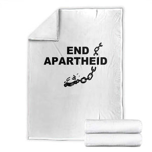 End Apartheid Human Rights Throw Blanket Broken Chain Social Justice Activist