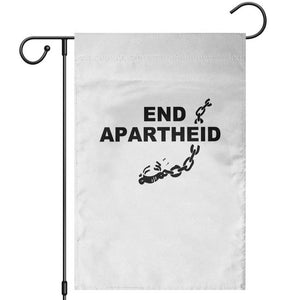 End Apartheid Human Rights Garden Flag Broken Chain Social Justice Activist