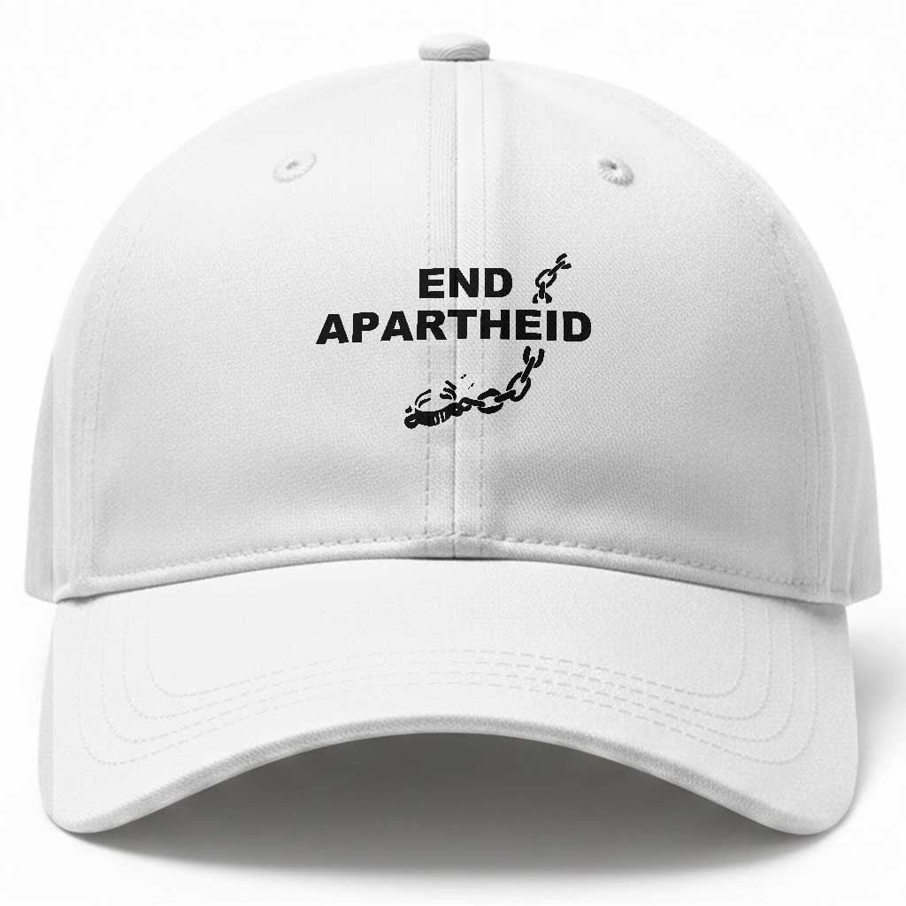End Apartheid Human Rights Baseball Cap Broken Chain Social Justice Activist