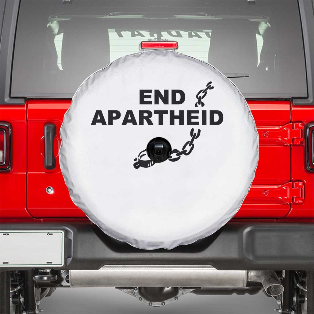 End Apartheid Human Rights Spare Tire Cover Broken Chain Social Justice Activist