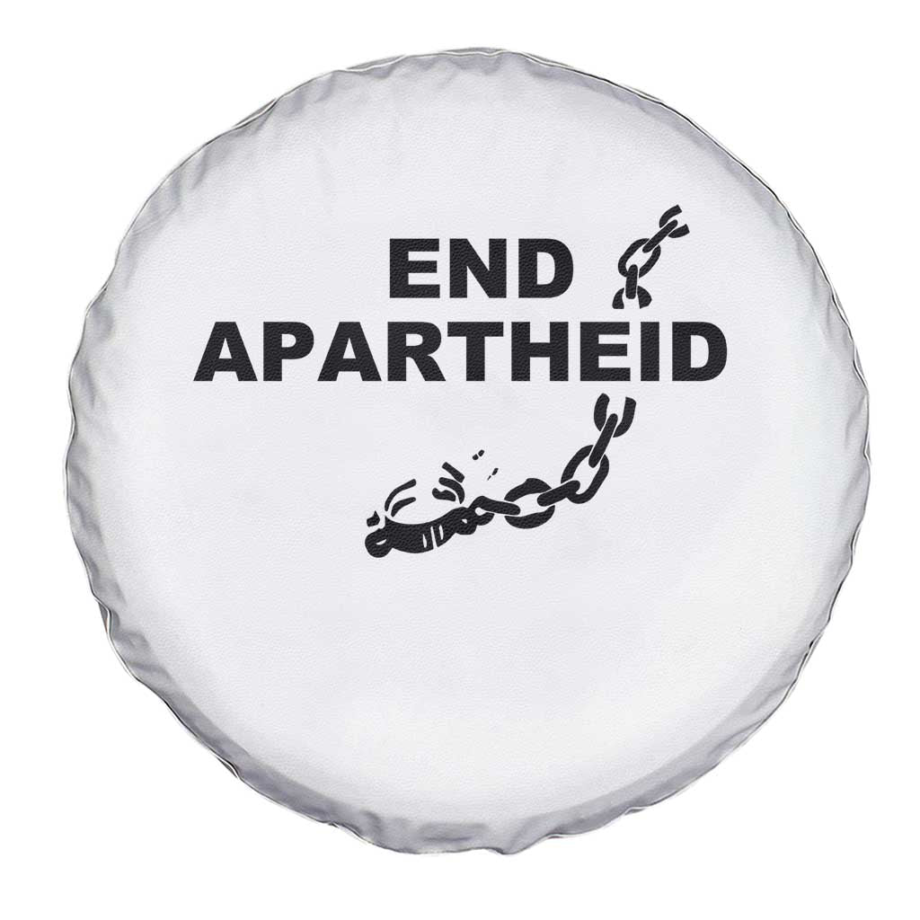 End Apartheid Human Rights Spare Tire Cover Broken Chain Social Justice Activist