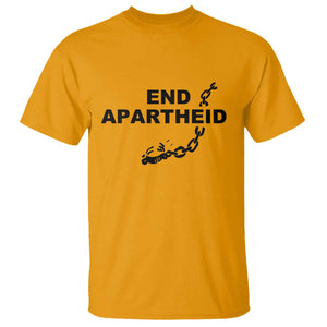 End Apartheid Human Rights T Shirt Broken Chain Social Justice Activist