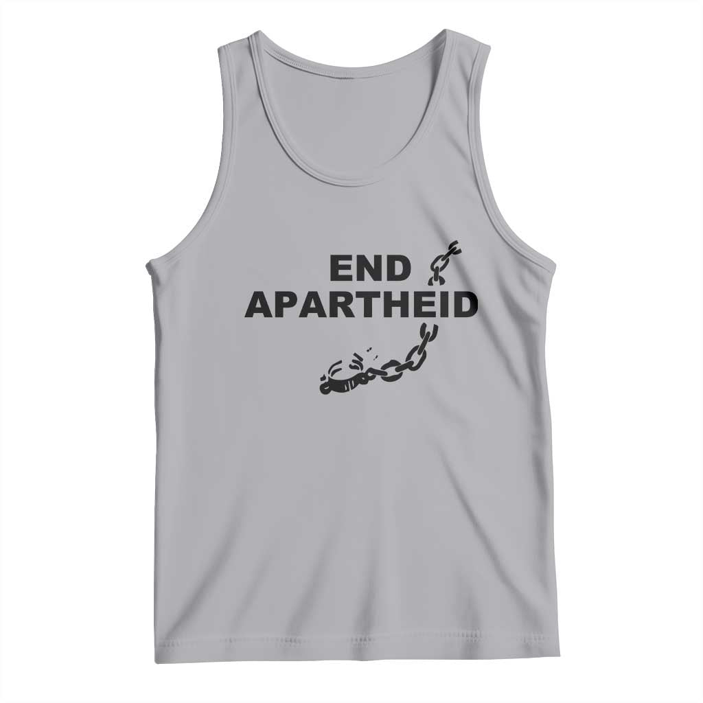 End Apartheid Human Rights Tank Top Broken Chain Social Justice Activist
