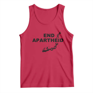 End Apartheid Human Rights Tank Top Broken Chain Social Justice Activist