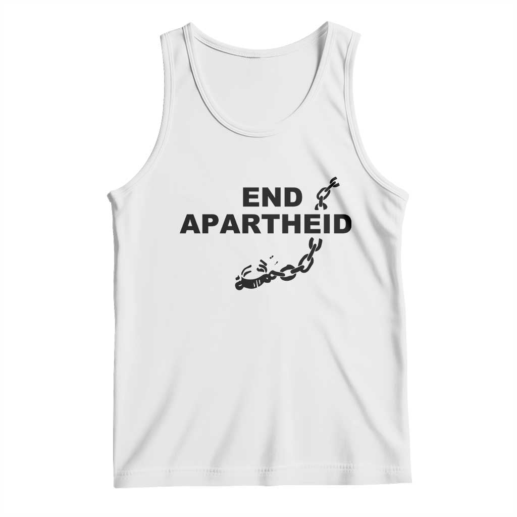 End Apartheid Human Rights Tank Top Broken Chain Social Justice Activist