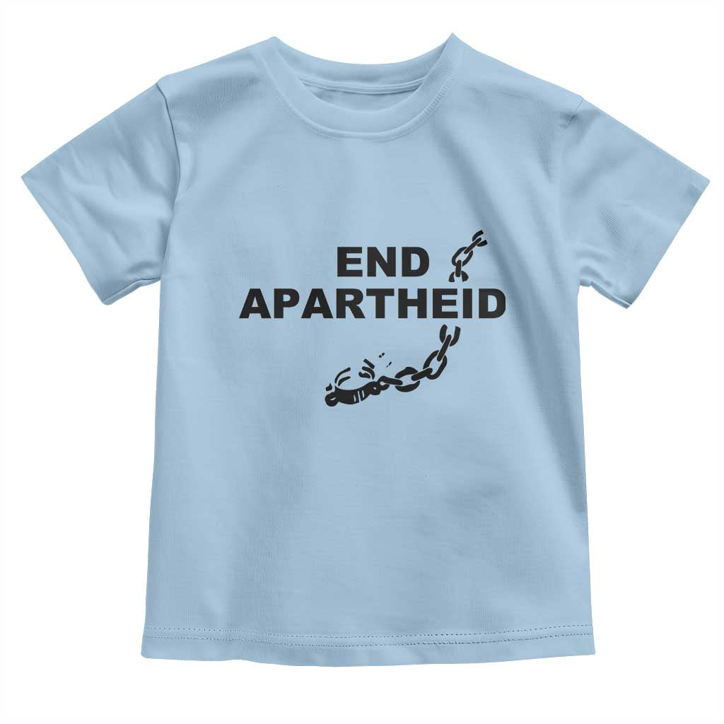 End Apartheid Human Rights Toddler T Shirt Broken Chain Social Justice Activist