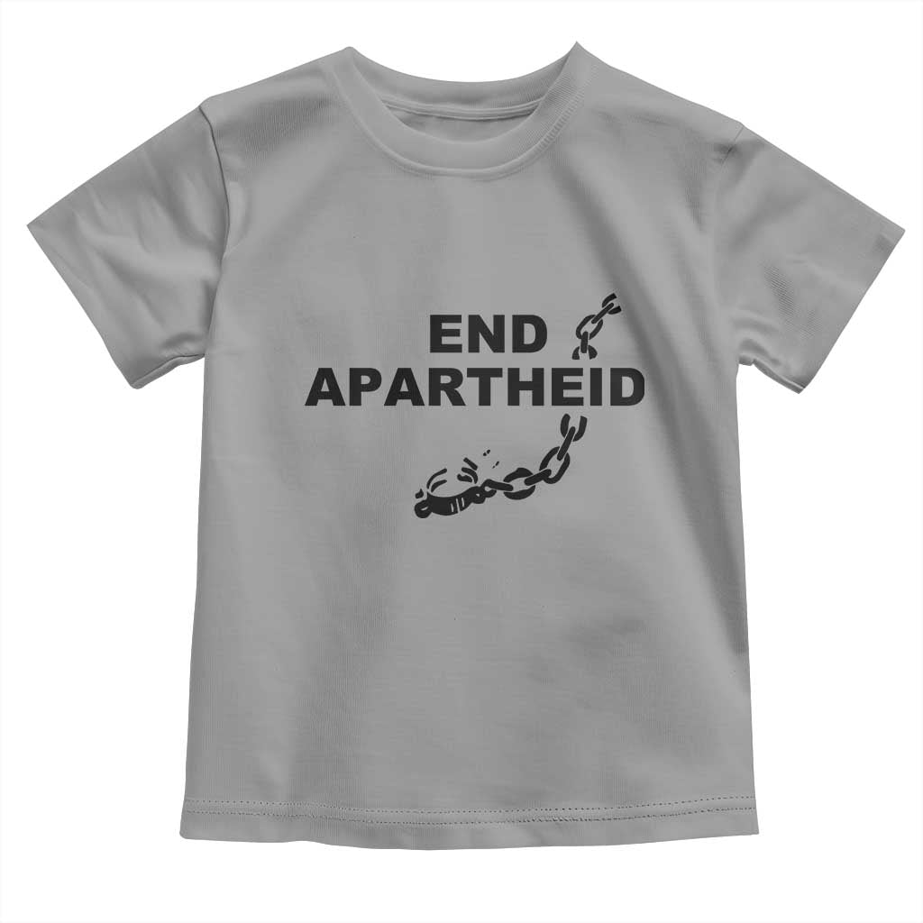 End Apartheid Human Rights Toddler T Shirt Broken Chain Social Justice Activist