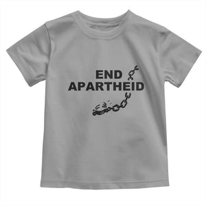 End Apartheid Human Rights Toddler T Shirt Broken Chain Social Justice Activist