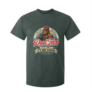 Funny Dad Tax Certified Dad Duty Bigfoot T Shirt For Kid Vintage Sasquatch Official Snack Inspector