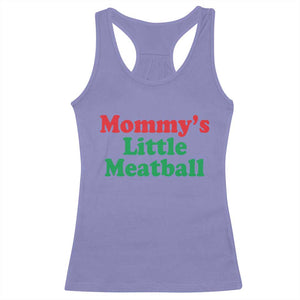 Mommy's Little Meatball Racerback Tank Top Funny Italian Family Baby Humor TS02 Violet Print Your Wear