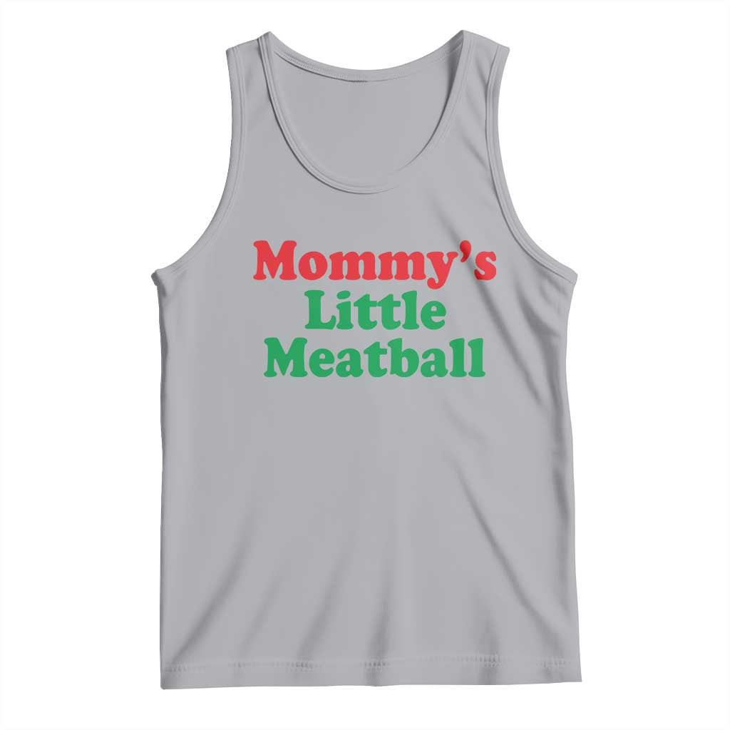 Mommy's Little Meatball Tank Top Funny Italian Family Baby Humor TS02 Athletic Heather Print Your Wear