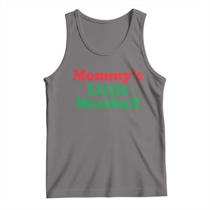 Mommy's Little Meatball Tank Top Funny Italian Family Baby Humor TS02 Deep Heather Print Your Wear