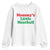 Mommy's Little Meatball Youth Sweatshirt Funny Italian Family Baby Humor TS02 White Print Your Wear