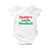 Daddy's Little Meatball Baby Onesie Funny Italian Family Baby Humor TS02 White Print Your Wear