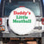 Daddy's Little Meatball Spare Tire Cover Funny Italian Family Baby Humor TS02 No hole White Print Your Wear