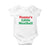 Nonna's Little Meatball Baby Onesie Funny Italian Family Baby Humor TS02 White Print Your Wear