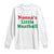 Nonna's Little Meatball Long Sleeve Shirt Funny Italian Family Baby Humor TS02 White Print Your Wear