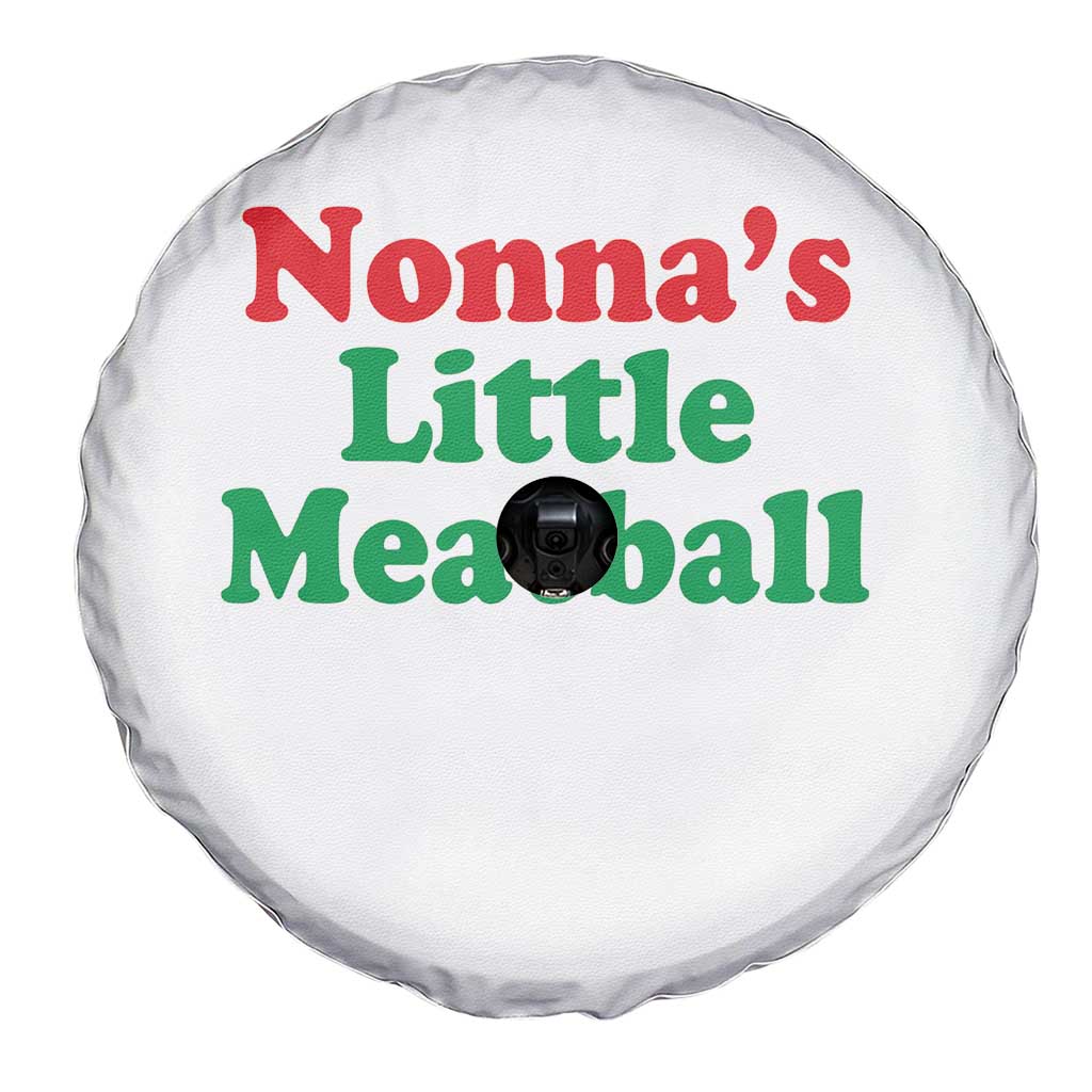 Nonna's Little Meatball Spare Tire Cover Funny Italian Family Baby Humor TS02 Print Your Wear