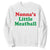 Nonna's Little Meatball Sweatshirt Funny Italian Family Baby Humor TS02 White Print Your Wear