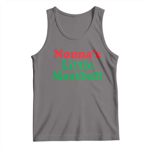 Nonna's Little Meatball Tank Top Funny Italian Family Baby Humor TS02 Deep Heather Print Your Wear