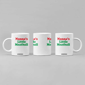 Nonna's Little Meatball Coffee Mug Funny Italian Family Baby Humor TS02 Print Your Wear