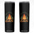 Fires Friends Fun Camping Crew Skinny Tumbler Cozy Campfire Adventure Outdoor Lovers TS02 Black Print Your Wear