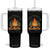 Fires Friends Fun Camping Crew Tumbler With Handle Cozy Campfire Adventure Outdoor Lovers TS02 One Size: 40 oz Black Print Your Wear