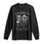 Summerween Social Club Long Sleeve Shirt Spooky All Year Skeleton Summer Halloween Beach Party - Print Your Wear