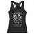 Summerween Social Club Racerback Tank Top Spooky All Year Skeleton Summer Halloween Beach Party - Print Your Wear