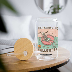 Spooky Summer Skeleton Glass Can Just Waiting For Halloween Summer Pool Party TS02 Print Your Wear