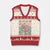 Spooky Summer Skeleton V-Neck Knit Sweater Vest Just Waiting For Halloween Summer Pool Party TS02 Beige Red Print Your Wear