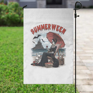 Gothic Summerween Garden Flag Spooky Summer Halloween Horror Character TS02 Print Your Wear