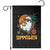 Tropical Summerween Boo Sheet Garden Flag Funny Ghost Halloween Summer Beach Vibes TS02 Black Print Your Wear