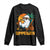 Tropical Summerween Boo Sheet Long Sleeve Shirt Funny Ghost Halloween Summer Beach Vibes TS02 Black Print Your Wear