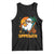 Tropical Summerween Boo Sheet Tank Top Funny Ghost Halloween Summer Beach Vibes TS02 Black Print Your Wear